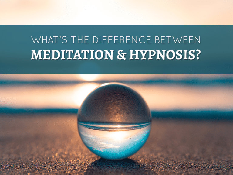 difference between meditation hypnosis